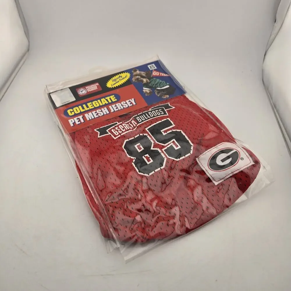 Georgia Bulldogs Pet Mesh Jersey Size XS Pets First Collegiate Red New